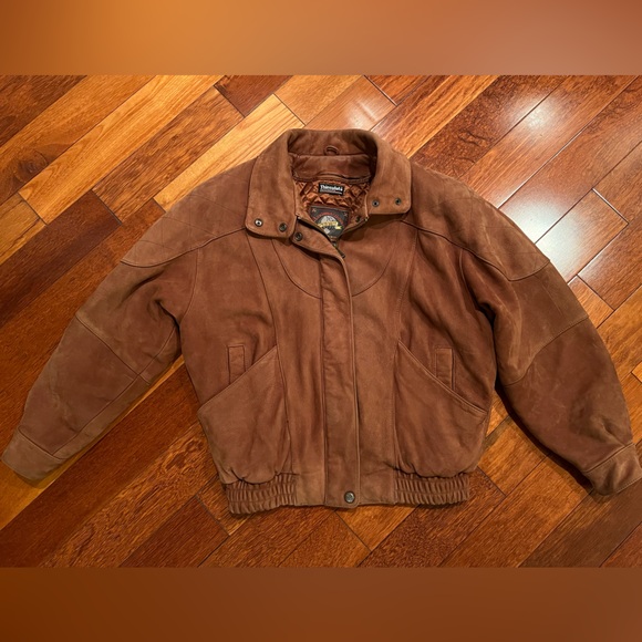 Wilsons Leather Jackets & Blazers - Wilson’s leather vintage suede bomber jacket.